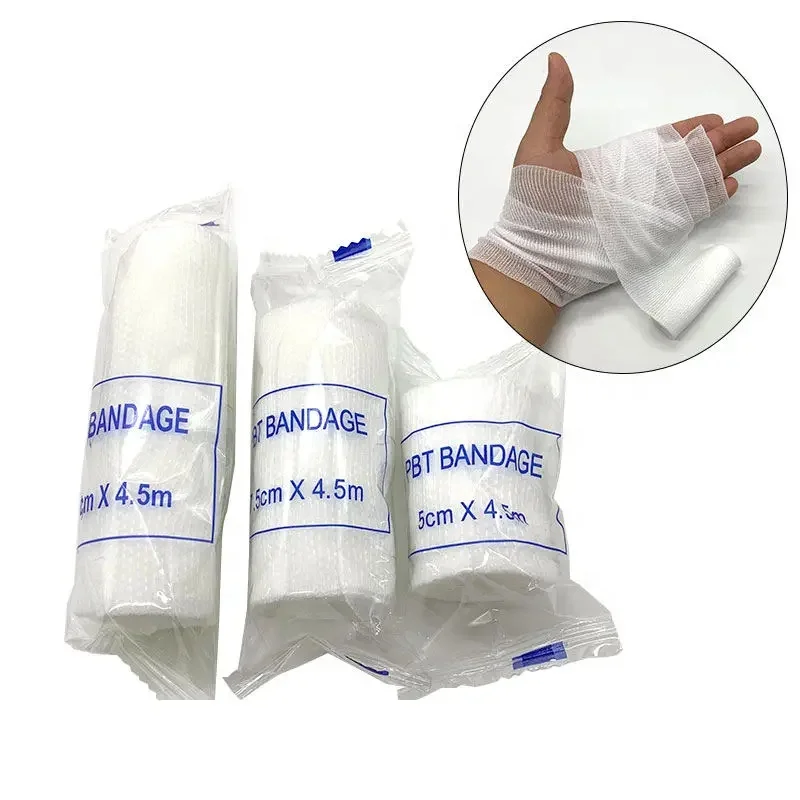 cotton PBT elastic bandage friendly breathable first aid kit comforming bandage