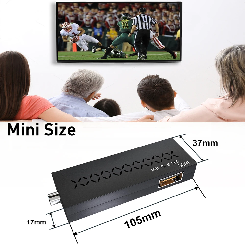 Wholesale Haohsat DVB T2 Mini Fire Italy Poland Spain Europe WIFI Digital Decoder Hevc 10Bit H.265 Alibaba Fire TV Stick TV 4k