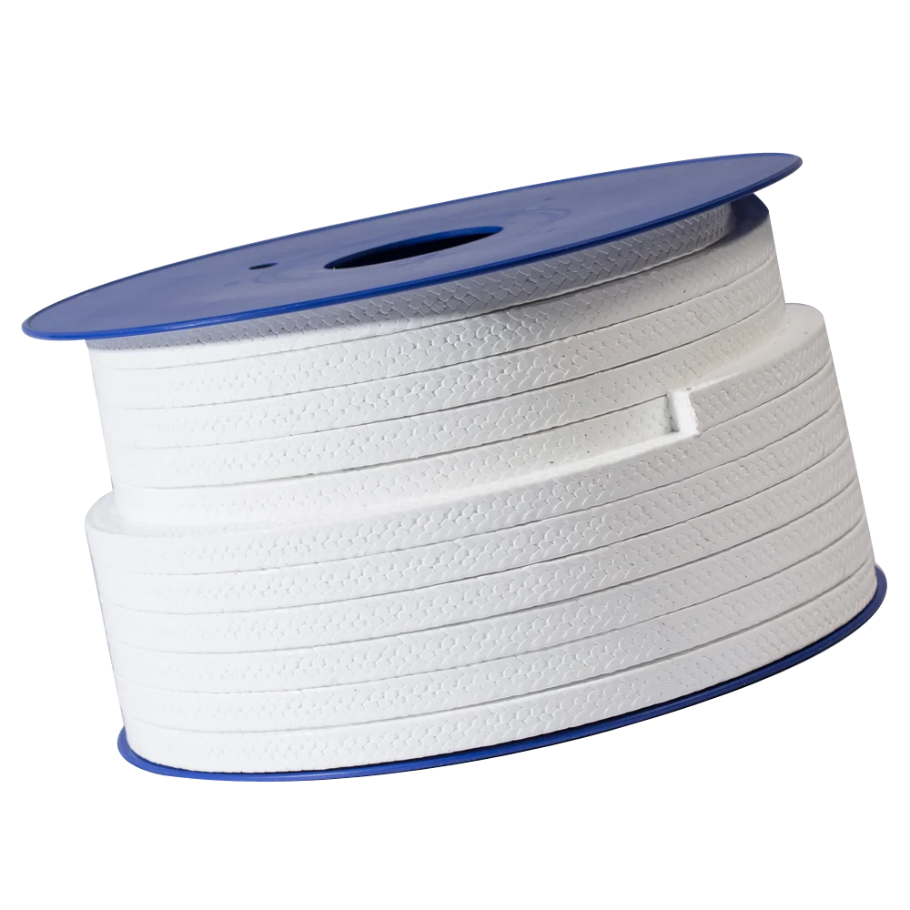 Pure PTFE braided packing for mechanical sealing