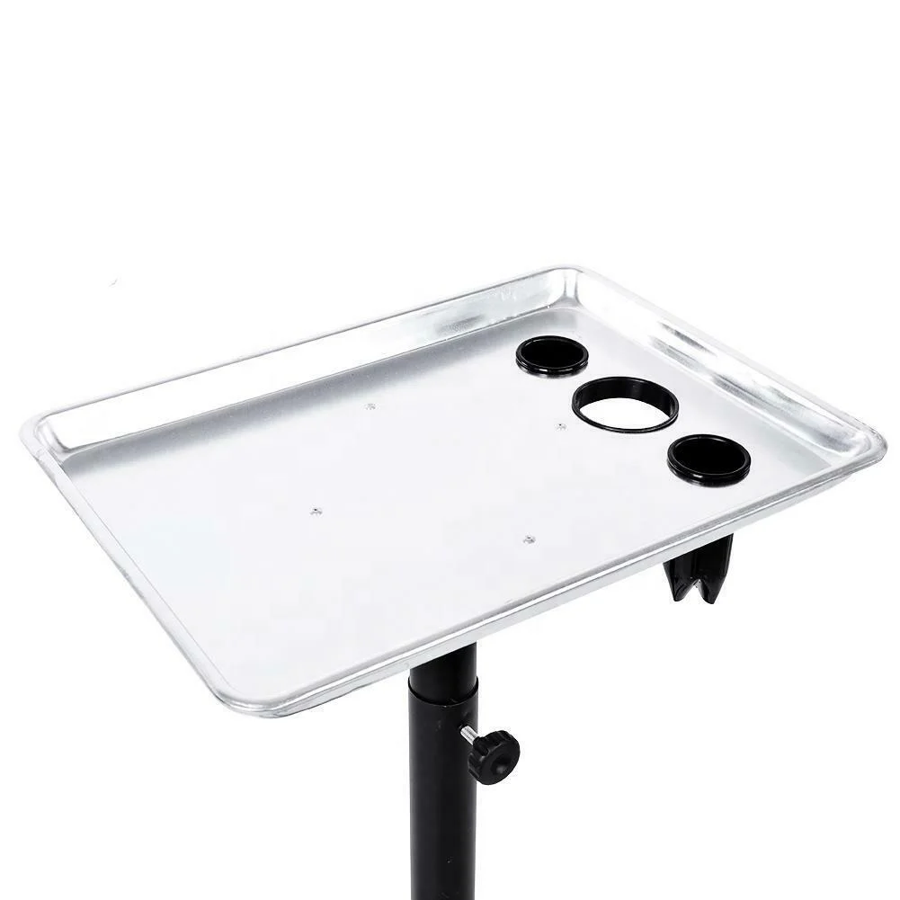 
easy to use with five wheels Aluminum Instrument Tray Rolling end user 