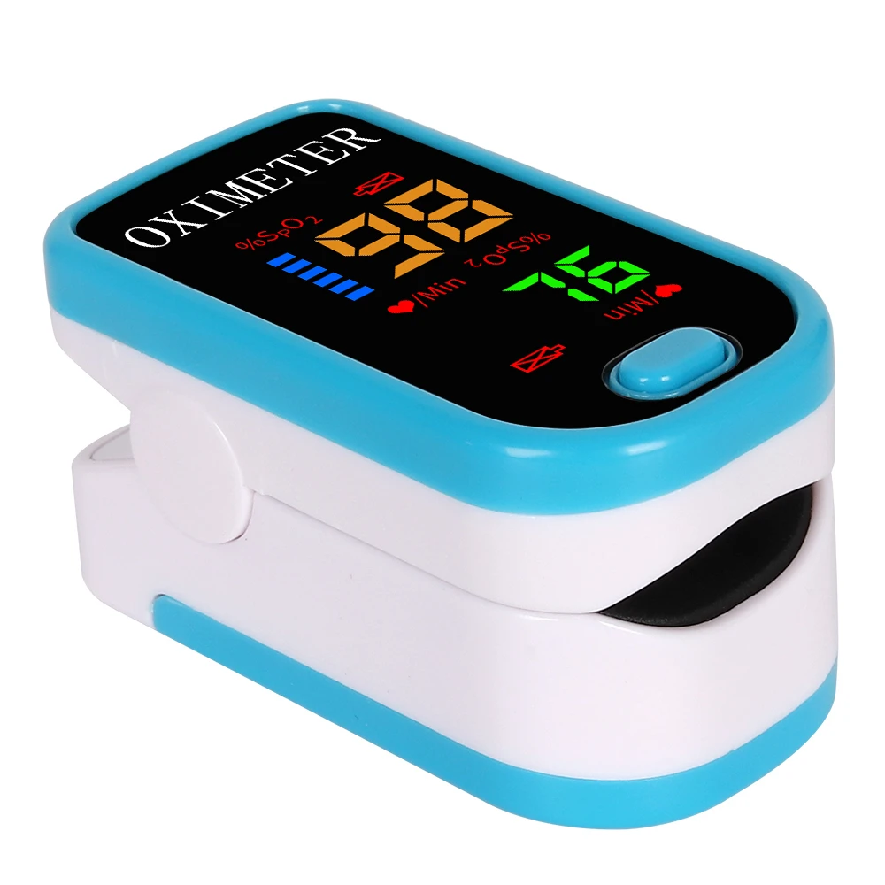 High quality Fingertip Pulse Oximeter Blood Oxygen Sensor SpO2 for  Portable