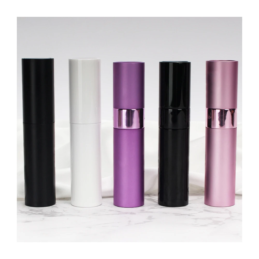 8ml 10ml Perfume Atomizer Empty Rotating Perfume Bottles Refillable Glass With Spray