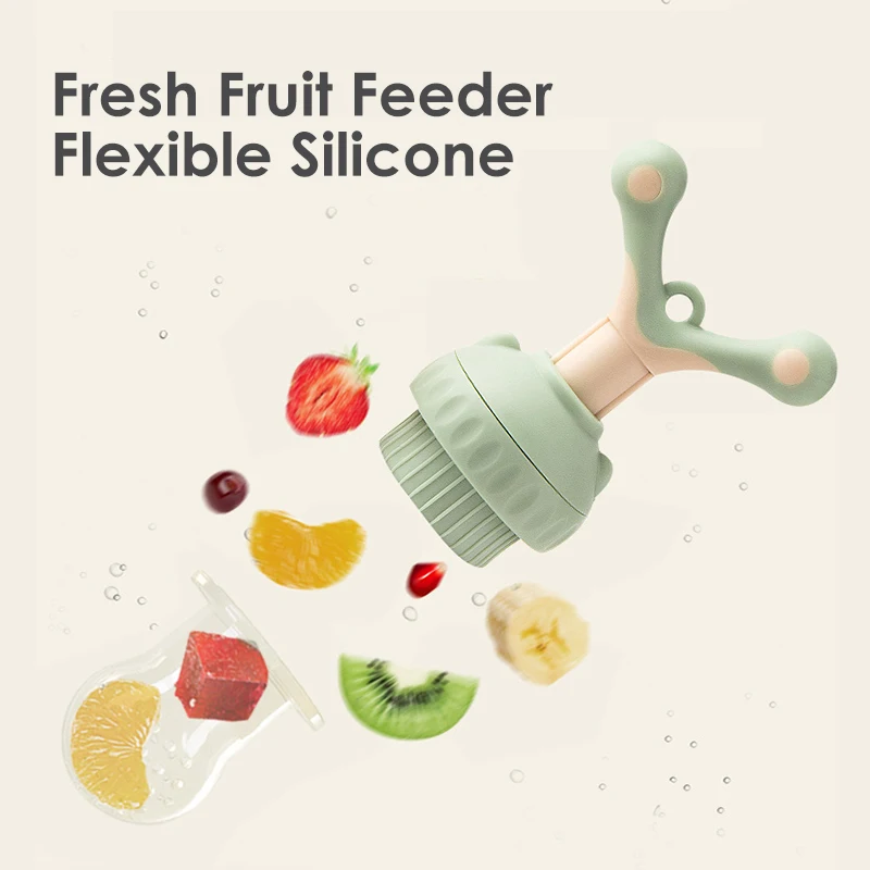 hot on Amazon low MOQ natural hand juicer safe soft baby feeder with nipple