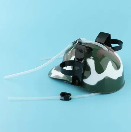 Drinking Helmet Guzzler Drinking Helmet Party Fun Beverage Gadgets Party Hat for Beer Soda