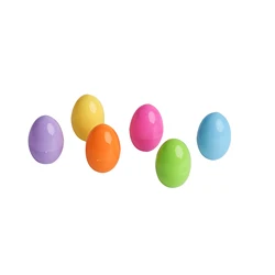 Easter plastic colorful eggs 6ct basket stuffers fitter party decoration light-up toys LED eggs