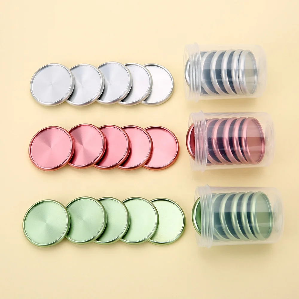 Aluminum Planner DIY Disbound Discs Mushroom Hole Binder Binding Ring Notebook Planner Disc Bling Star Discs 27MM