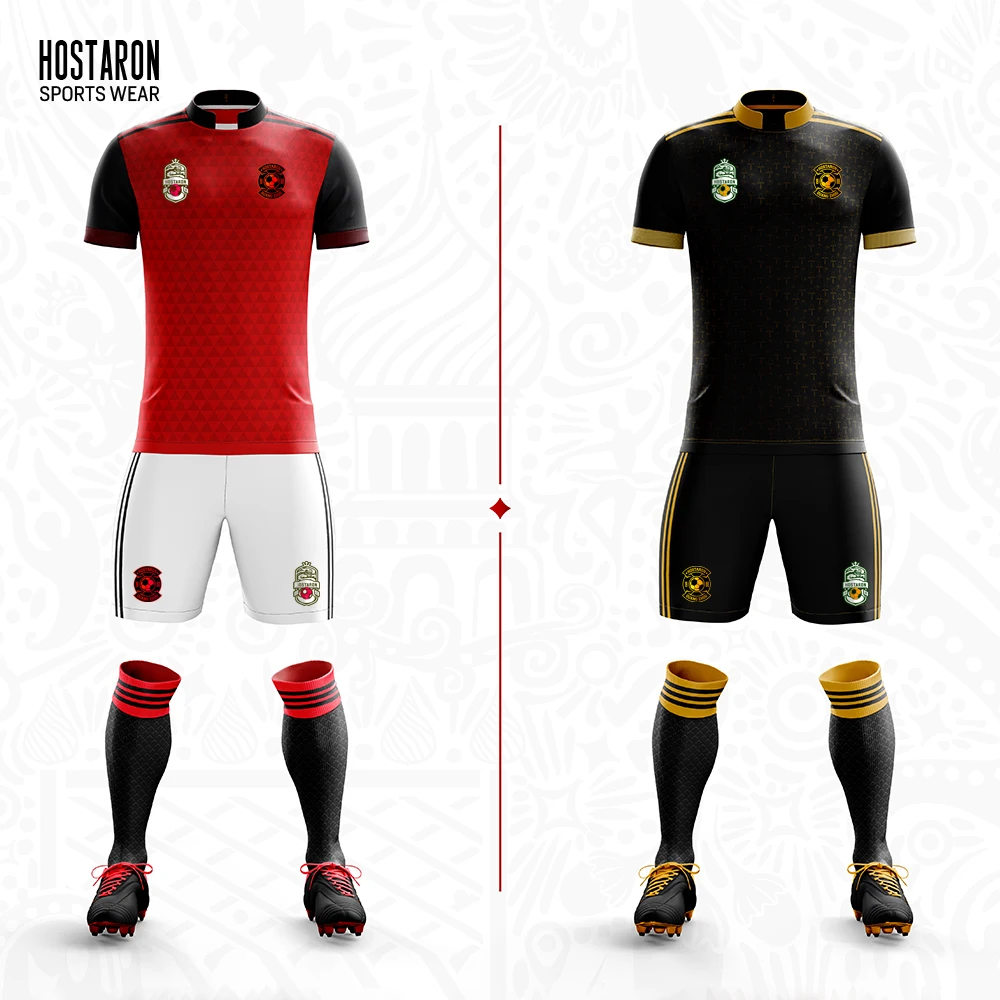 HOSTARON Custom Logo Polyester Soccer Jersey New Season League Breathable Football Shirt Sublimation Practice Football Jersey