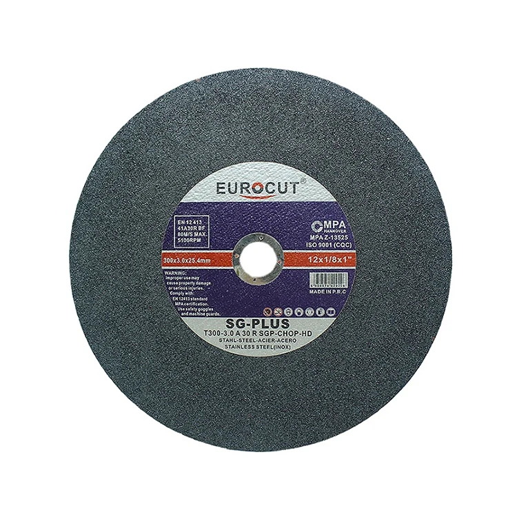 EUROCUT Newest sale black flat single net 400mm 16 inch alloy wheel abrasives cutting disc