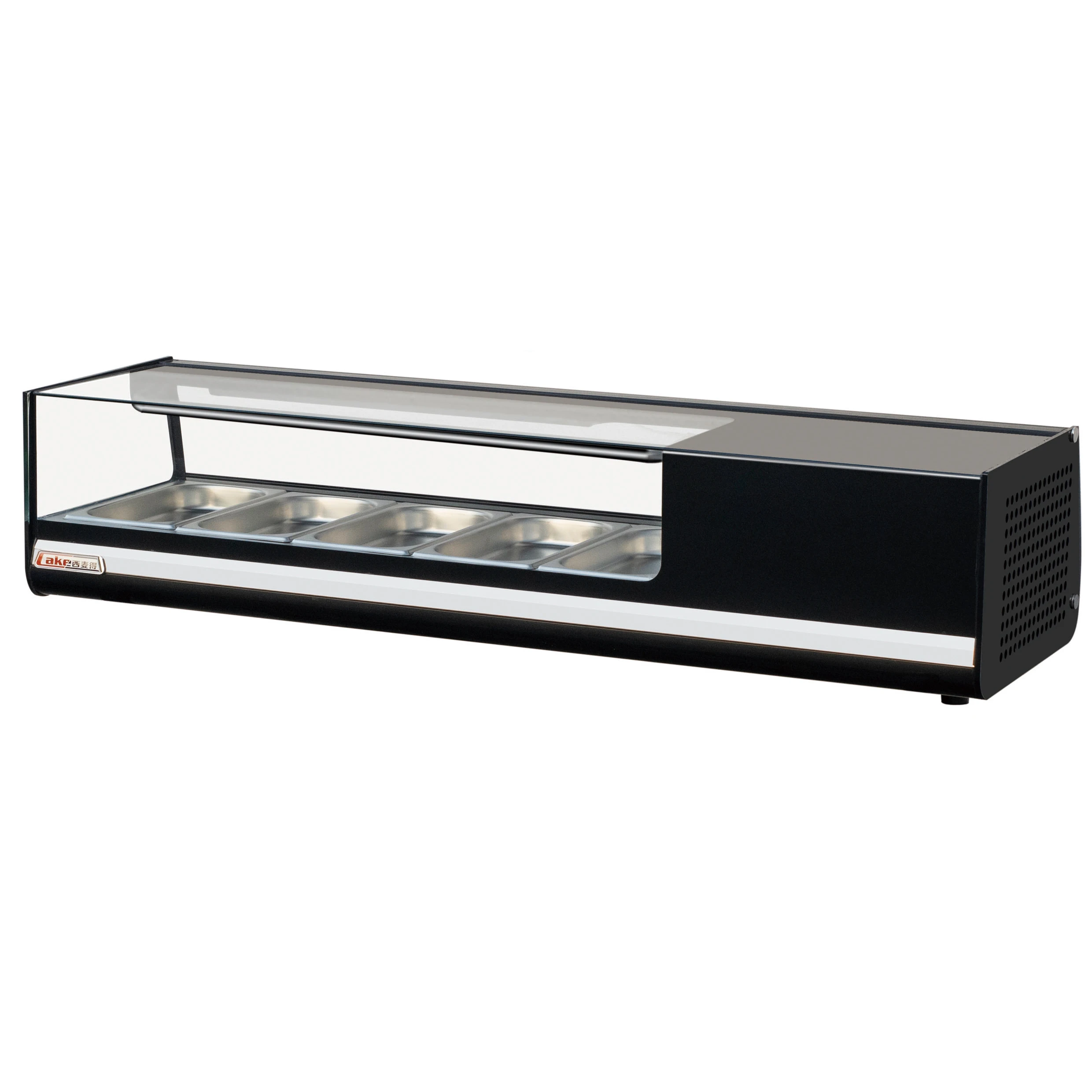 7 pan countertop mini bakery cake refrigerated display cabinets pastry