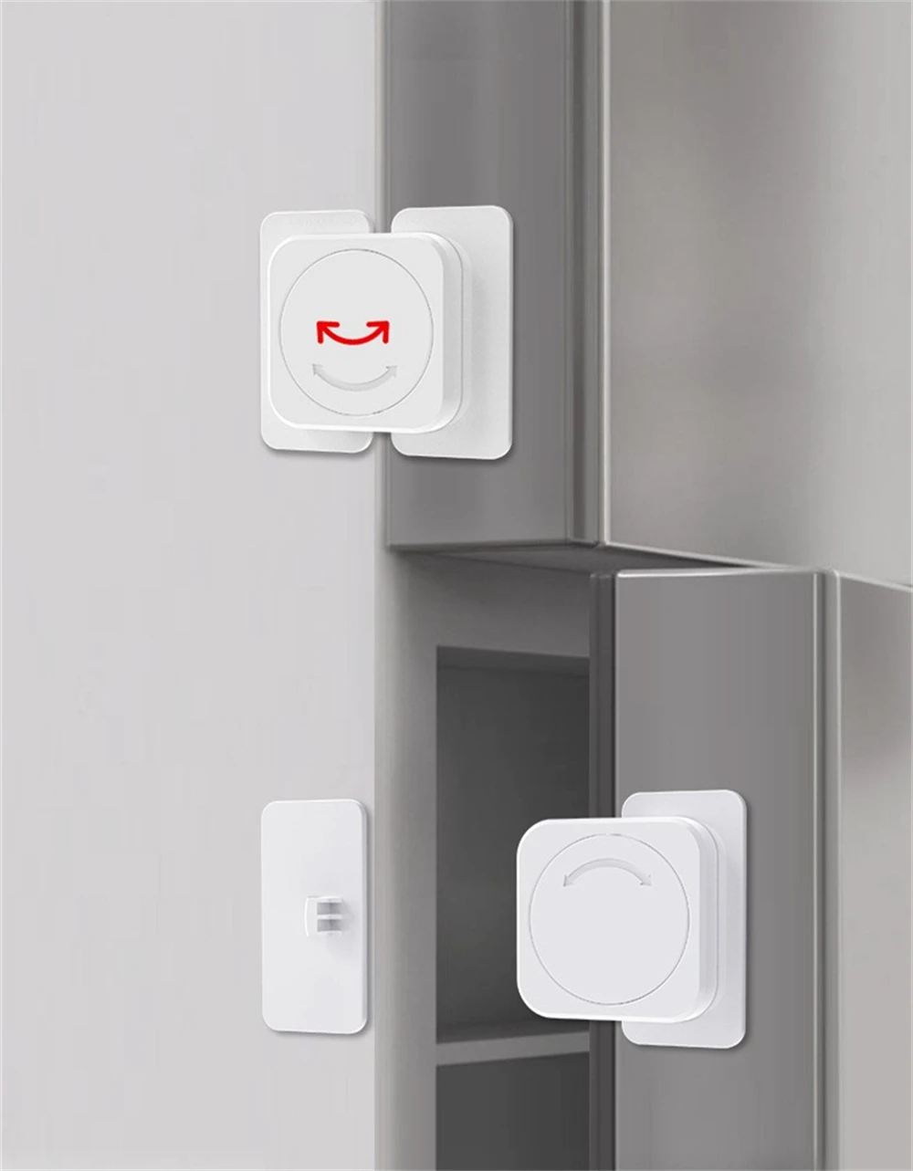 Baby Safety Fridges Door Lock Refrigerator Cabinet Cupboard for Childproof & Pet Proofing Easy to Install Freezer Latches