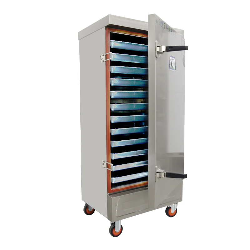 Factory direct sales industrial gas steamer 4/6/8/10/12/24/48 trays machine  for dumplings
