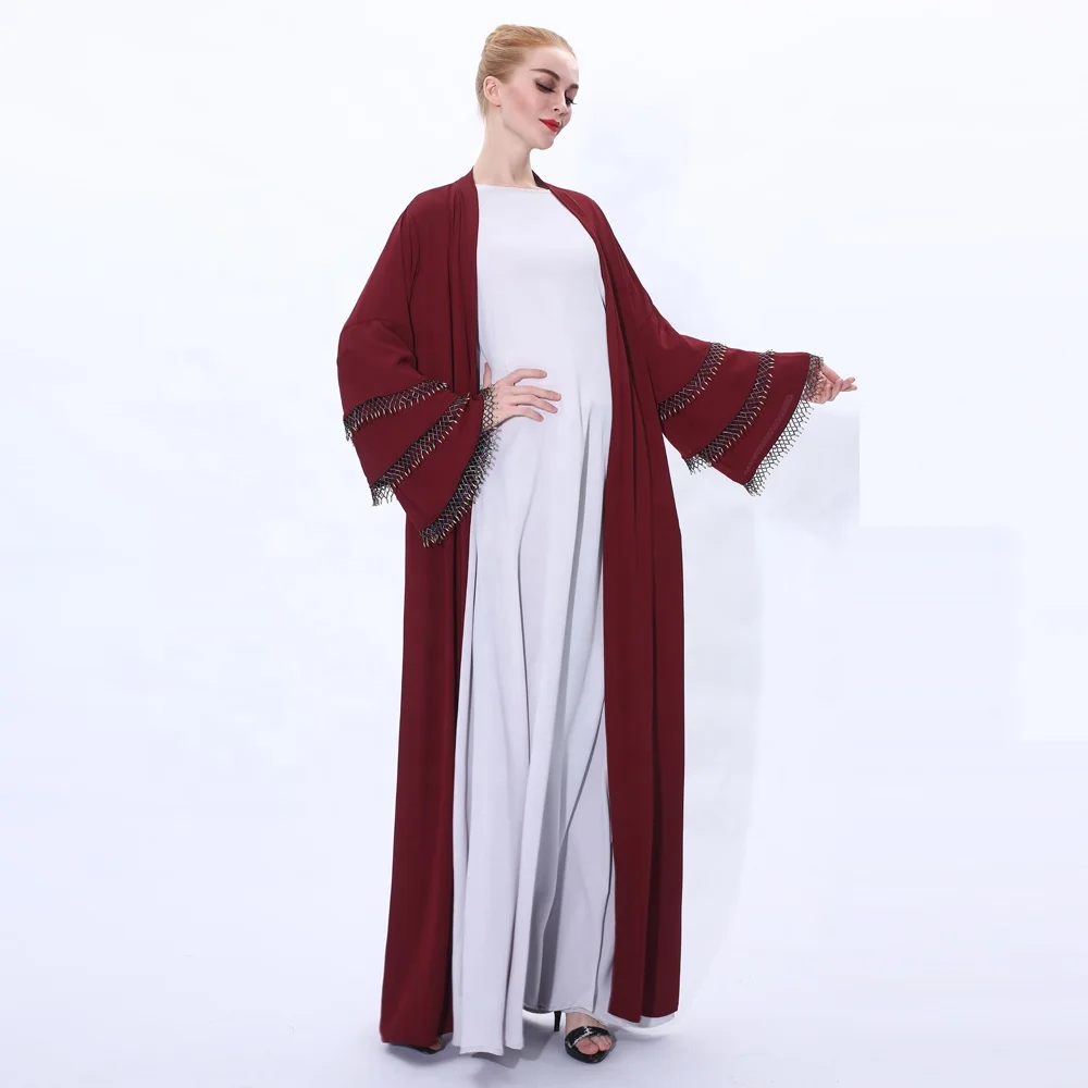 2020 elegant 2022 new style Glory abayas for women muslim horn sleeve 2022 new style Glory abaya dubai for sale