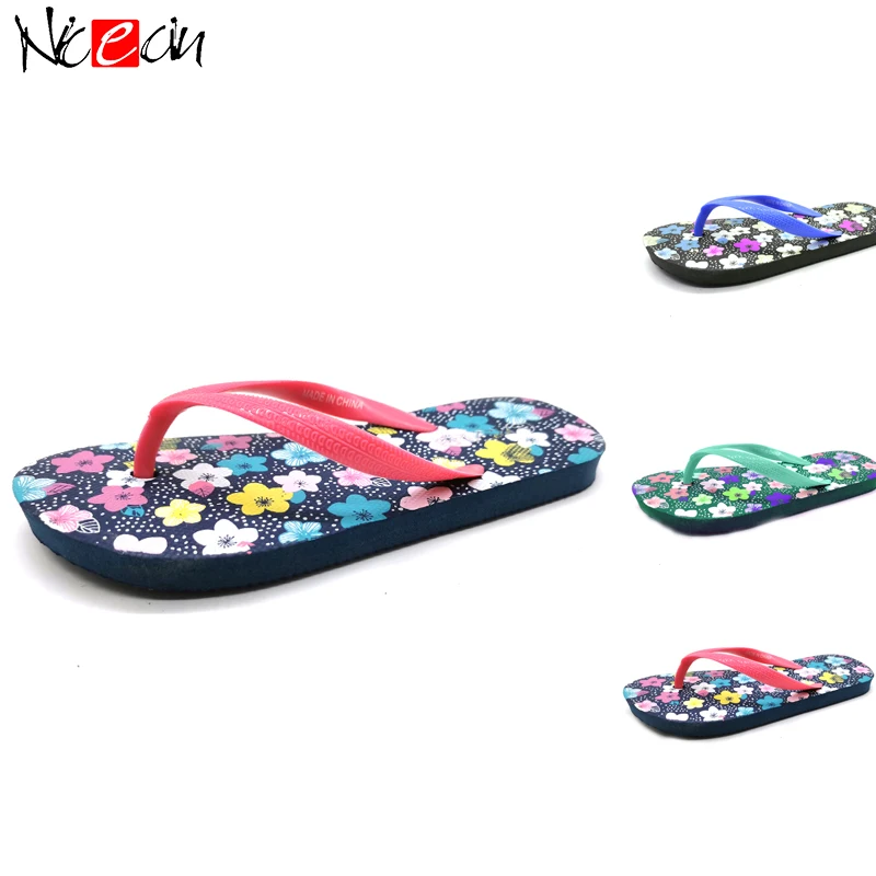 Nicecin Cheap High Quality EVA Summer Green Flip Flops Casual Sandal Fashion Beach Slipper Men Slide Slippers