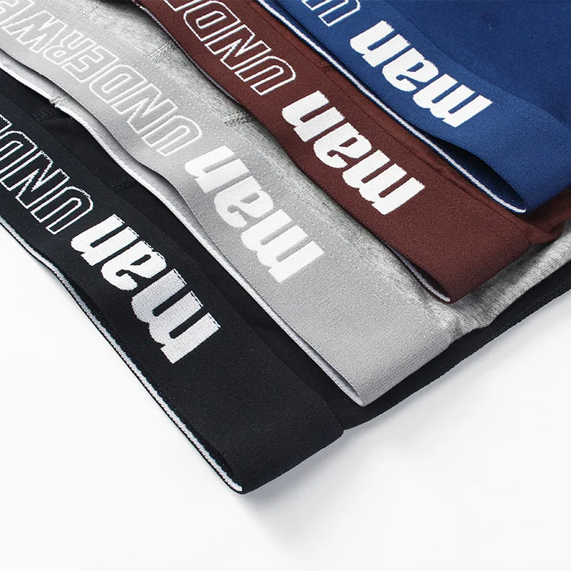 Европейские и американские удобные хлопковые боксеры от производителя, U-образные дизайнерские трусы большого размера, мужское нижнее белье