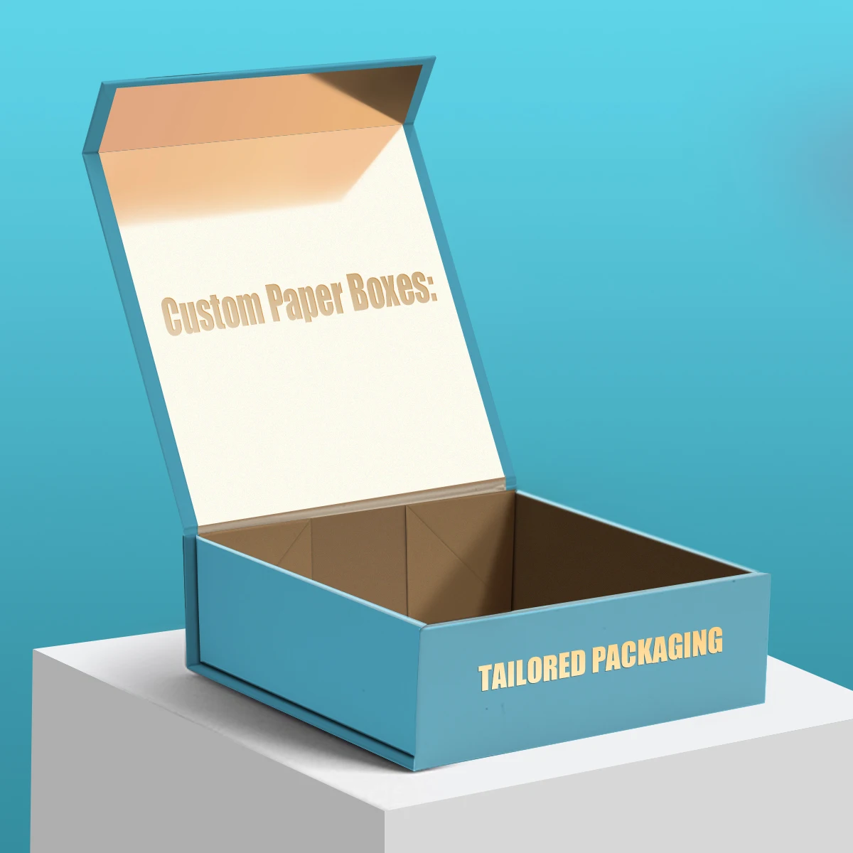 Custom Size Recyclable Cardboard Paper Hard Rigid Magnet Box Packaging Luxury Folding Magnetic Gift Box With Magnetic Lid