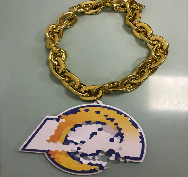 Wholesale Fanfave Fanchains Teams Loge Oversized 3D EVA Foam Football Baseball 32 teams fan chain craft