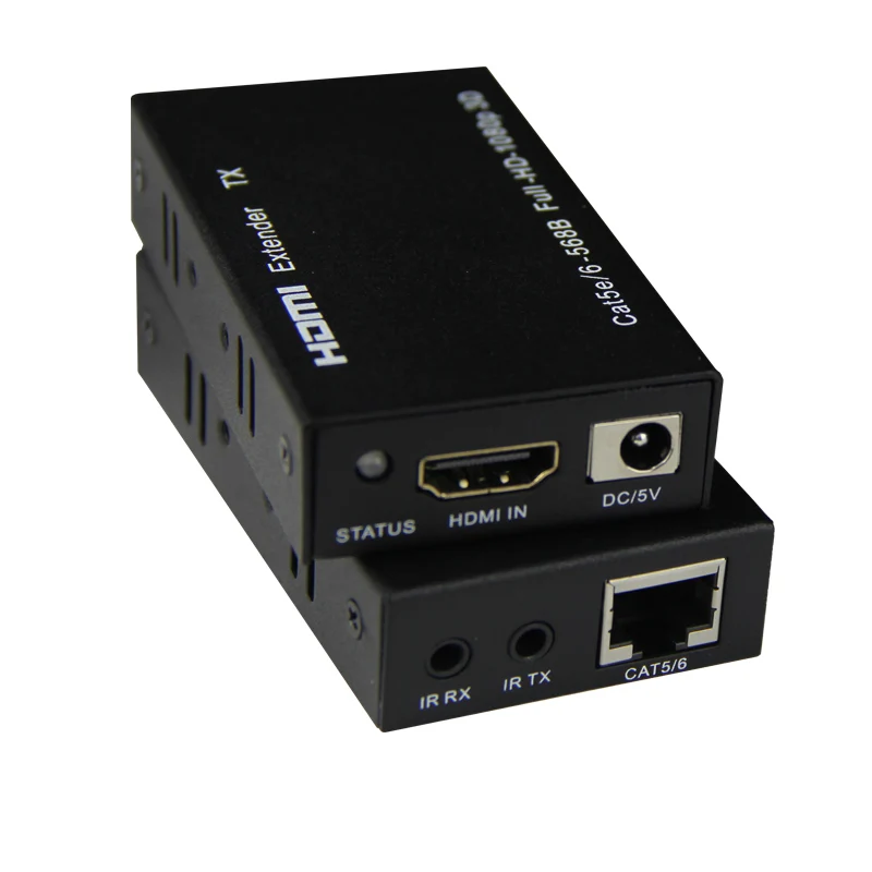 Высокое качество 3D 1080p HDMI удлинитель через один CAT5E/6 беспроводной 30 м с ИК-пультом дистанционного управления для PS DVD