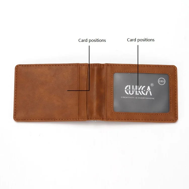 Slim Genuine Leather Wallet with Credit Card Slot for Men