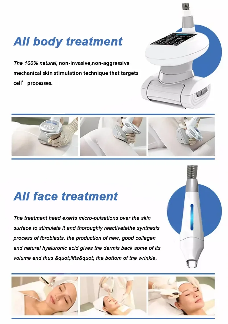 Vera Roller Tester 3d Negative Pressure Mechanical Stimulation Non-invasive Vacuum Body Smooth Deep Massage Therapy Machine