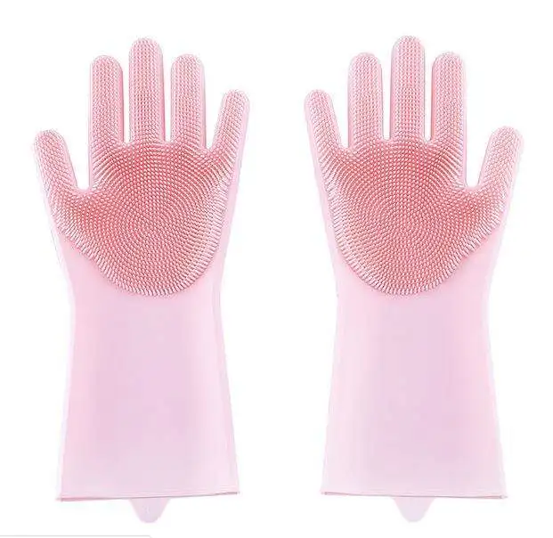 Hot Selling Kocean Brush Washing Cleaning Kitchen Reusable Magic Silicone Glove
