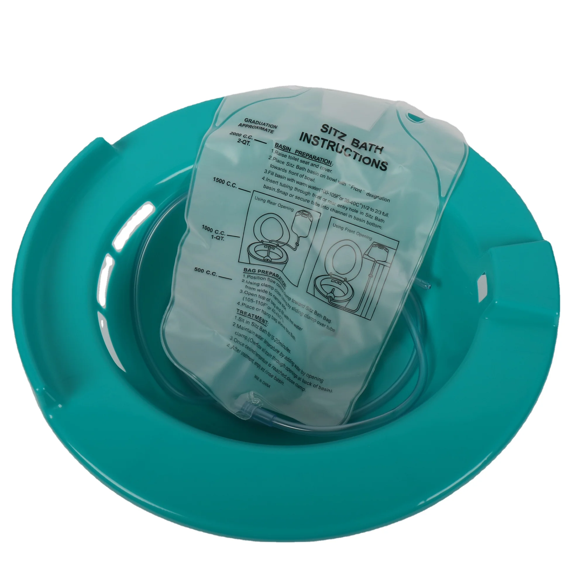 Medical hospital PP Adult Sitz Bath with grad bag