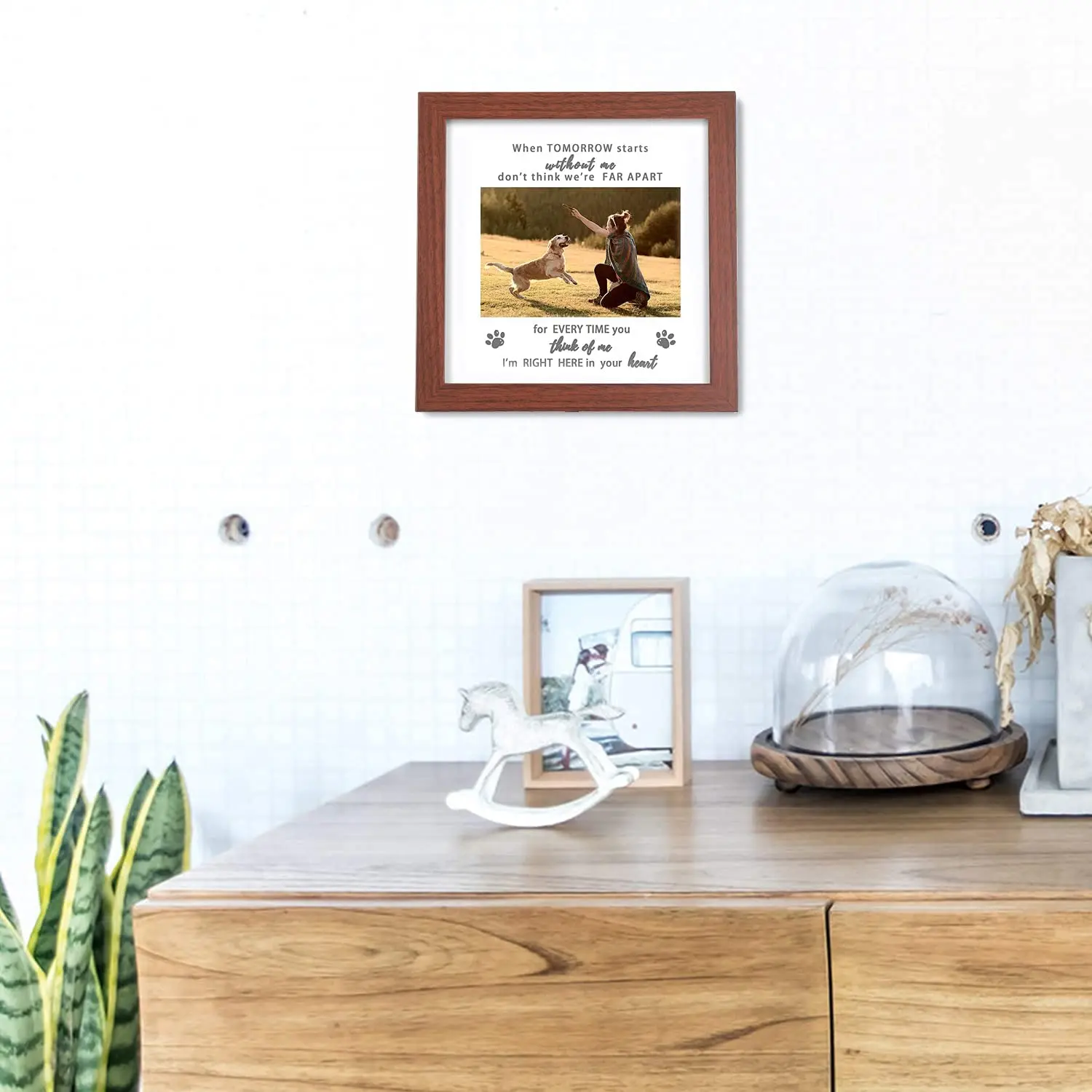 Dog Remembrance pet Memorial Picture Frame for Pet Loss of Gift