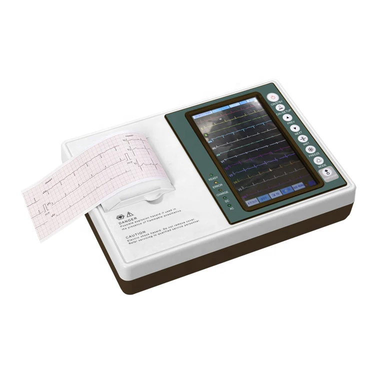 YD-1203Animal portable 3-channel 7-inch color LCD screen ECG machine 12 lead electrocardiogram machine