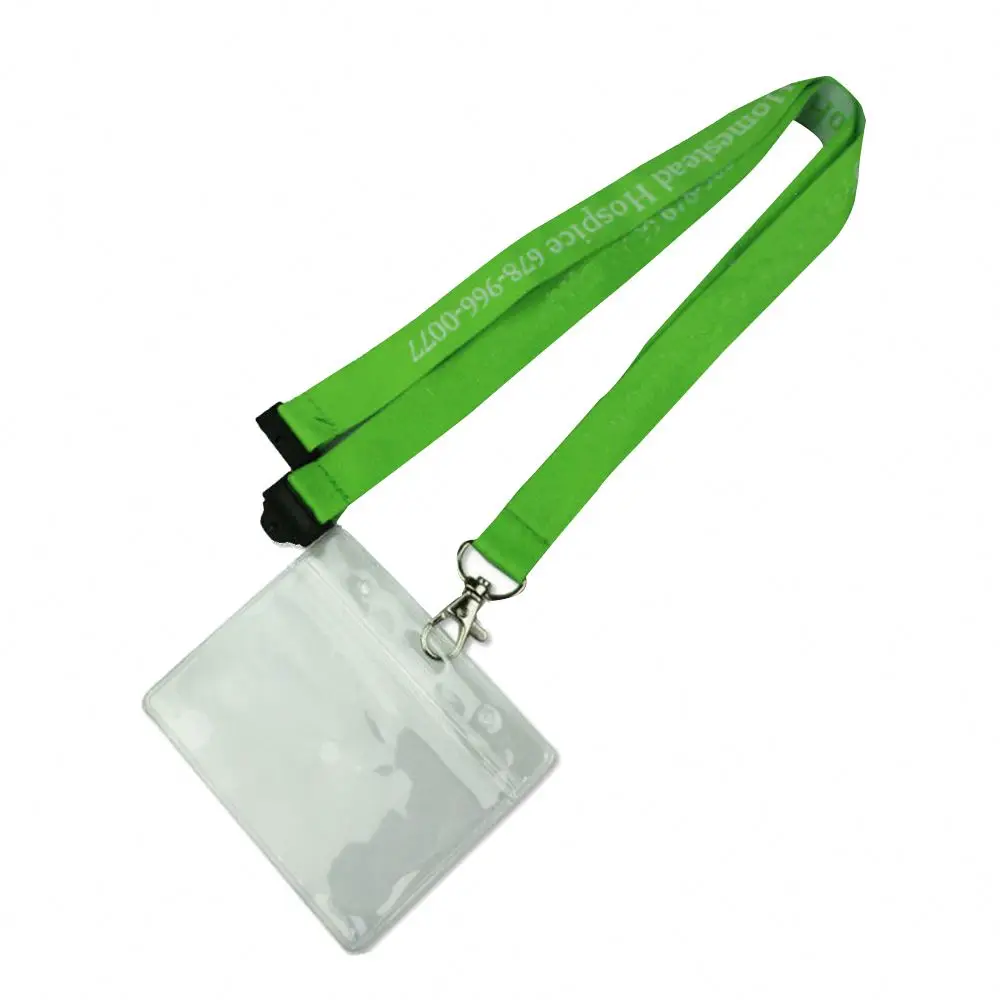 Брелок для id кредитных карт ремешок на шею из полиэстера с принтом заказ