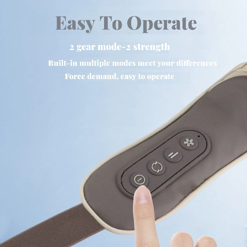 Intelligent Cordless Neck Massager Pain Relief Deep Tissue 3D Kneading Pillow Vibration Shiatsu Back Neck And Shoulder Massage
