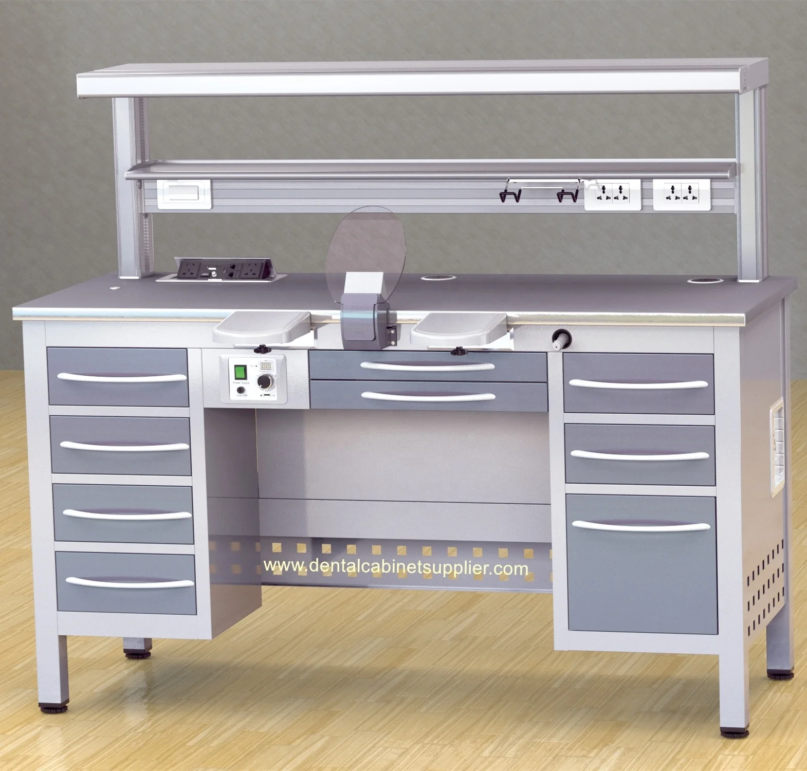 USA Hot Selling Luxury Design Dental Lab Workstation Dental Furniture