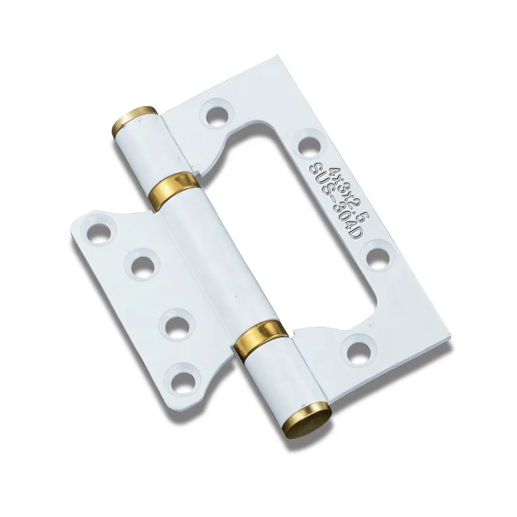 4 Inch Stainless Steel 201 Flush Hinges for Wooden Door