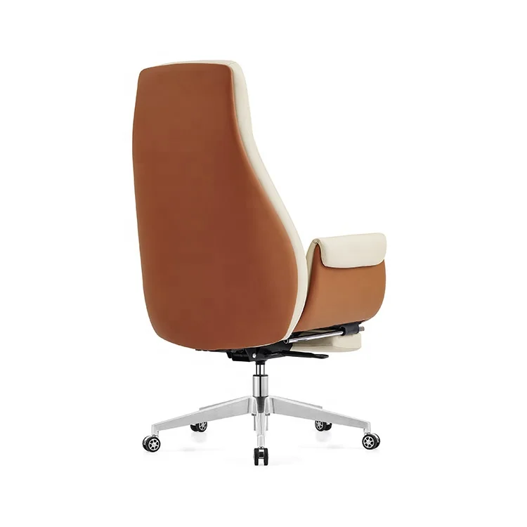 Guangdong Hot Sale Boss Chair Office Chair Custom Caster Executive High Back Leather Office Furniture 360 Swivel Leather Chair