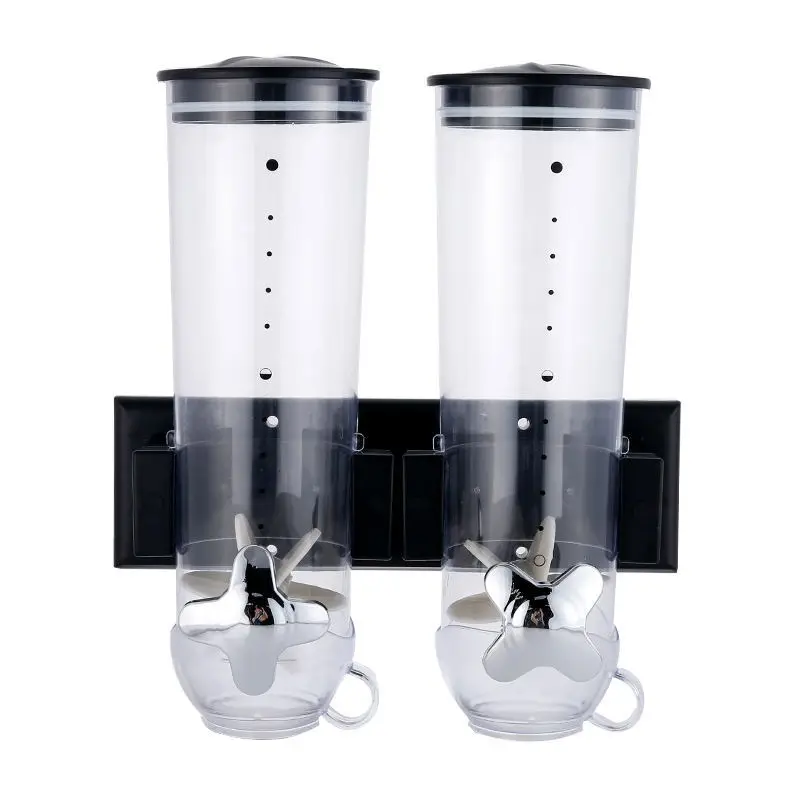 Hot Selling rice dispenser Grain Nut Dry Food Storage Bins Wall Mounted Cereal Storage Container