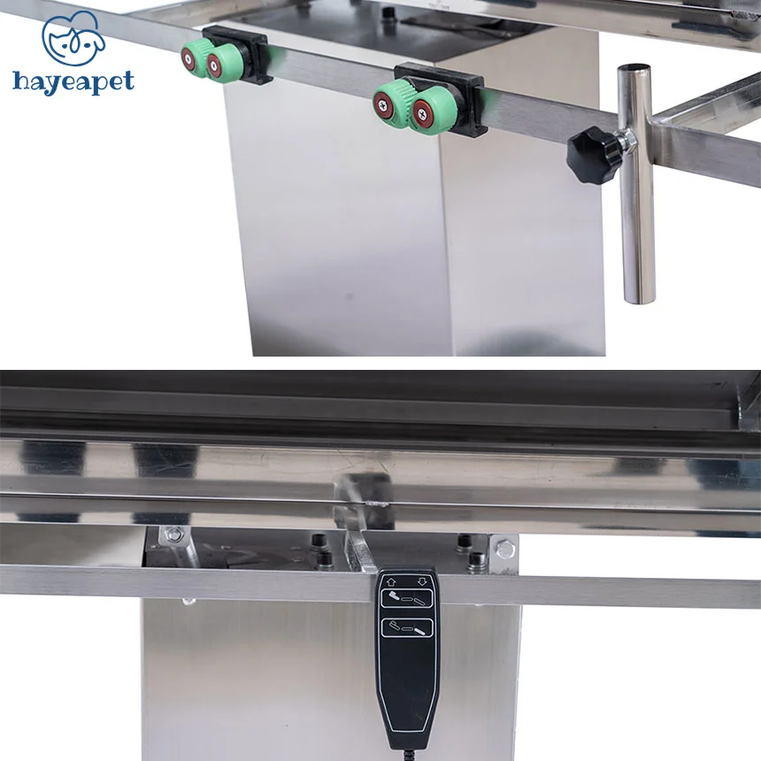 Stainless Steel Veterinary Manual Operation Table Pet Animal Medical Equipment