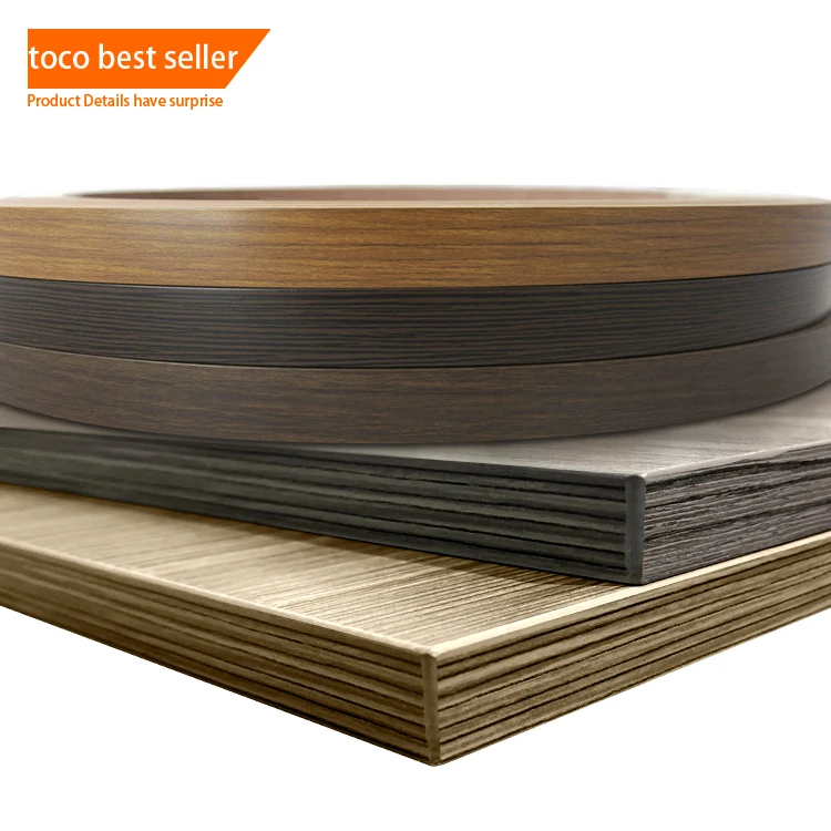 Furniture Abs Edging Tape Plastic Kitchen Cabinet Pvc Acrylic Edge Banding Tape  For Mdf Metal Edge Banding