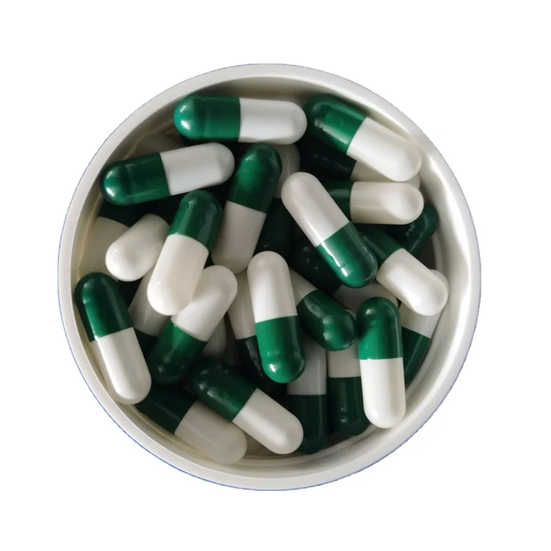 Wholesale   Best Quality NSF ISO HALAL COA Certified All Size Green Customized  Capsure Veggie Vegan for Dietary Supplements