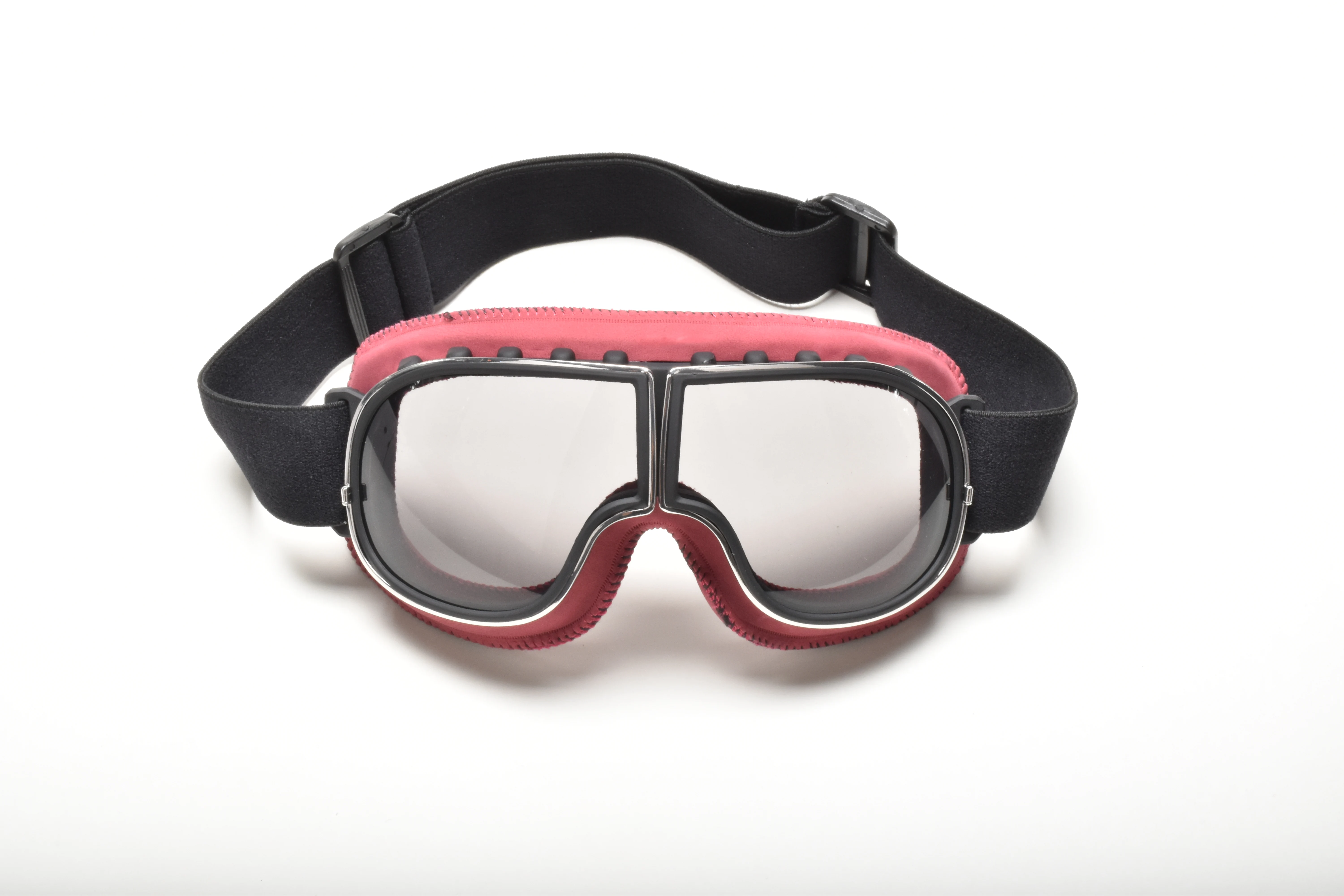 Snowledge Vintage Pilot Steampunk Helmet Motorcycle Leather Goggles Glasses Cruiser Windproof Goggles