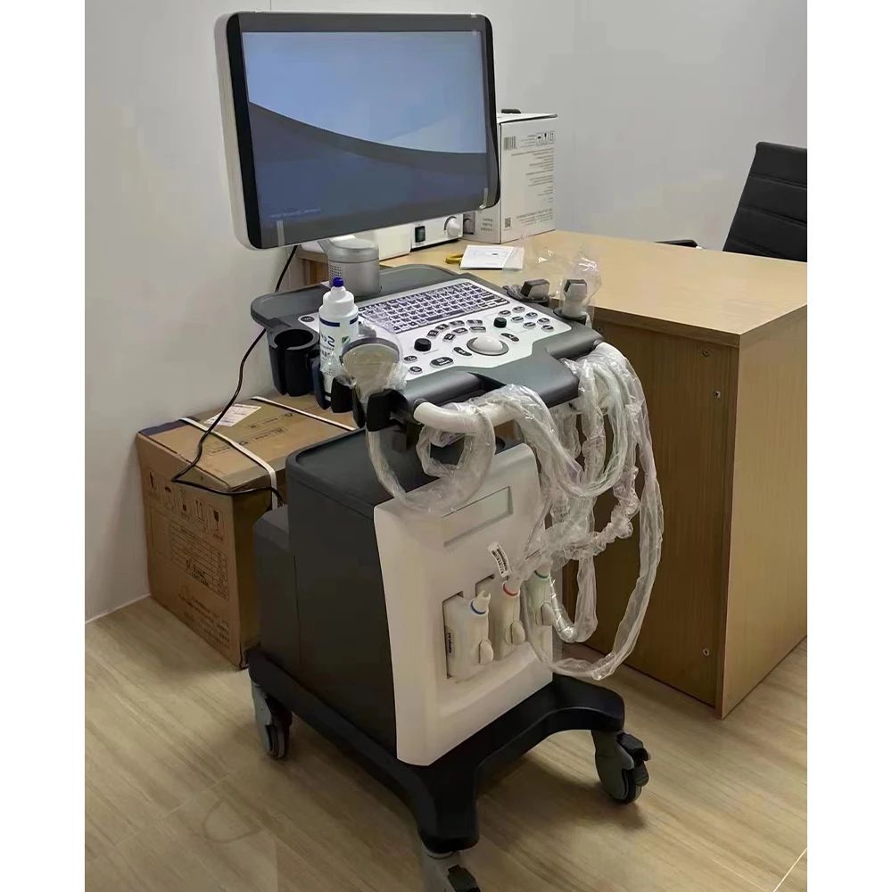 3D Mindray DC-26 Medical Ultrasound Machine Ecografos Trolley Color  Doppler Ultrasound Machine