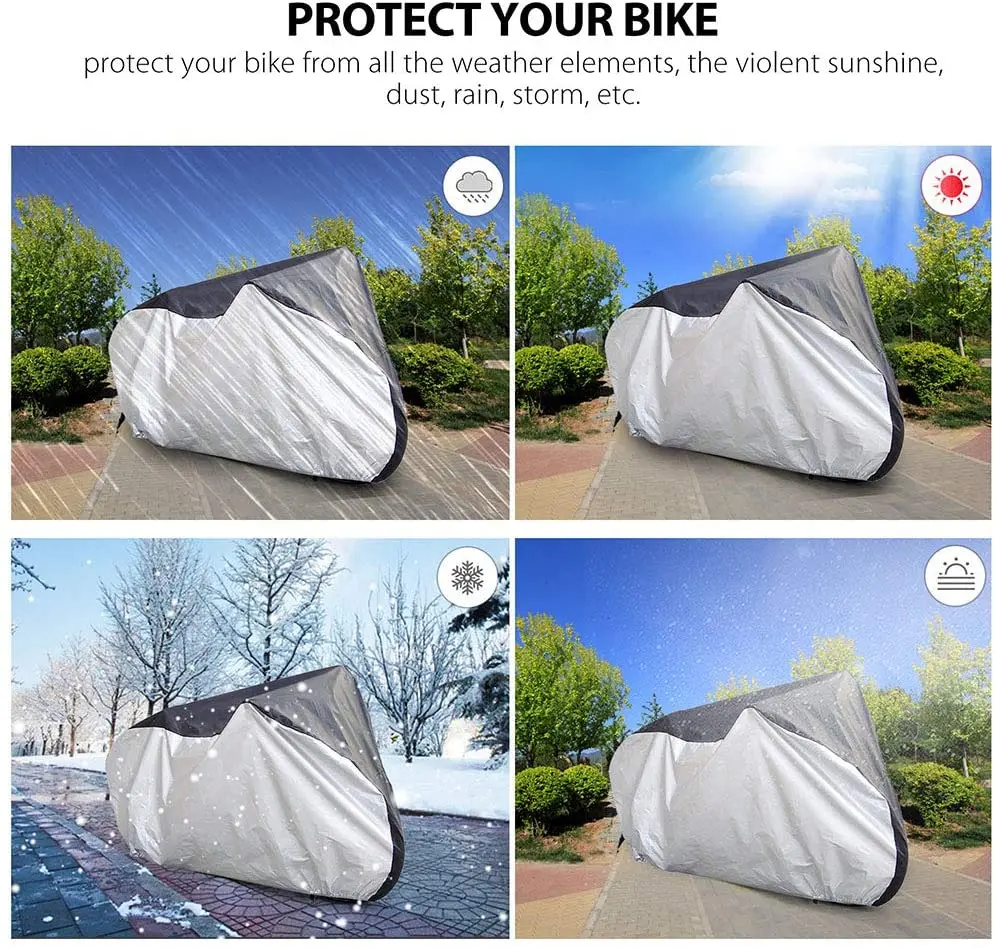 XL size 29 inch bike protector cover outdoor Rain UV Snow Dust Wind Proof