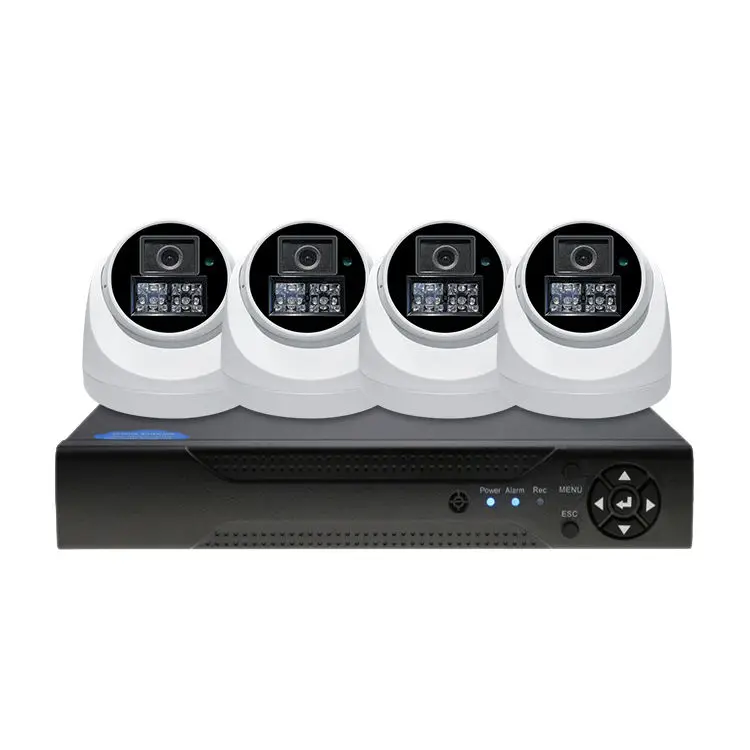 Home security camera systems kit 4 Channel 1080P Indoor H.264 AHD CCTV Security Camera Dome System