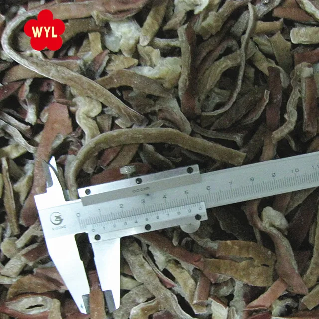 Fresh frozen Chinese mushroom IQF black fungus slices strips natural for soup