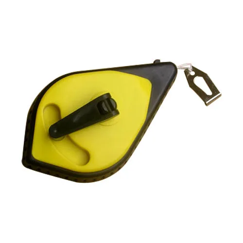 30M Black Yellow Color Plastic Chalk Line Reel With Card Packing Or Paper Box