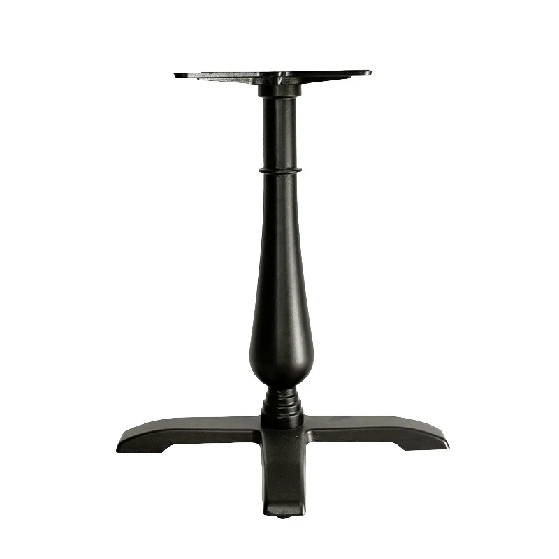 bronze tulip restaurant wooden custom european black metal counter height table base for dining table