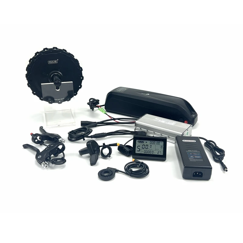 high powerful 48v 1000w ebike conversion kit waterproof connectors with KT controller LCD8H display