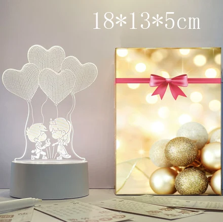 MU New Electronic Product Creative Gift Led Night Light Christmas Birthday Gift Strange 3d Night Light mothers day gift 2023