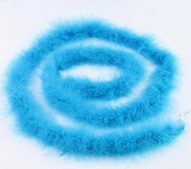 Promotion Turkry Marabou Feather Boa Colourful Turkey Feather Strip