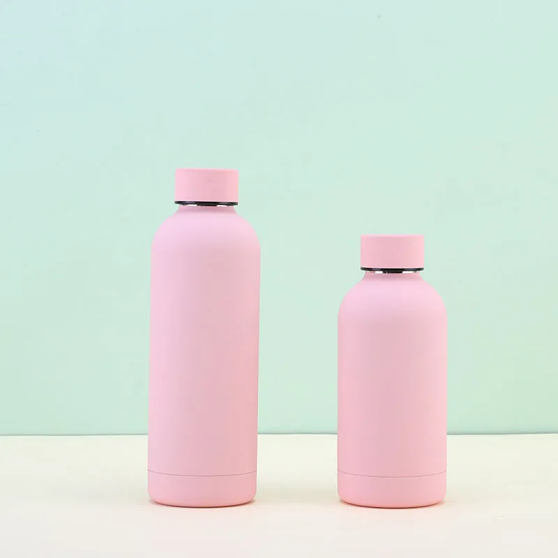 rubber painting gym sport bottle thermo Custom Logo Double Wall Metal Stainless Steel smart water bottle in bulk 750ml 500ml