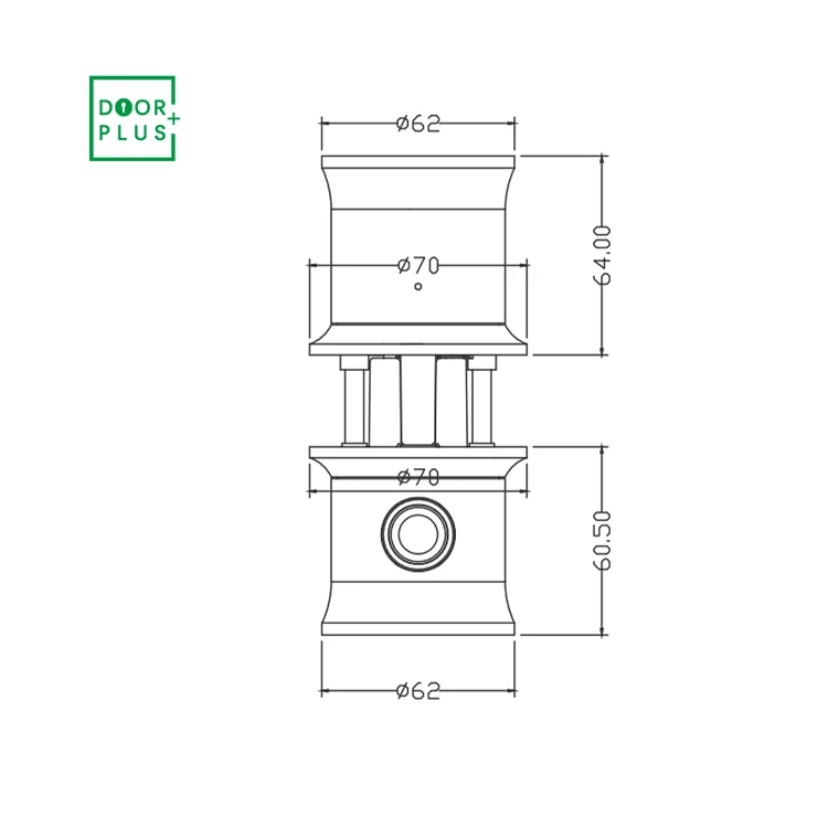 Doorplus Smart Biometric Fingerprint Round Knob Lock Fingerprint Electronic Door Lock Bluetooth Waterproof Smart Lock