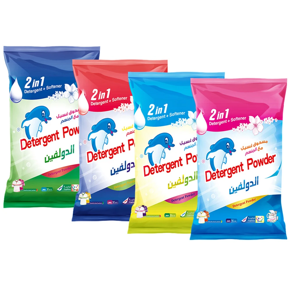 OEM PACKAGING SIZE EFFECTIVE HIGH FOAMING AUTOMATIC DETERGENT WASHING POWDER 100G 200G 800G 2KG