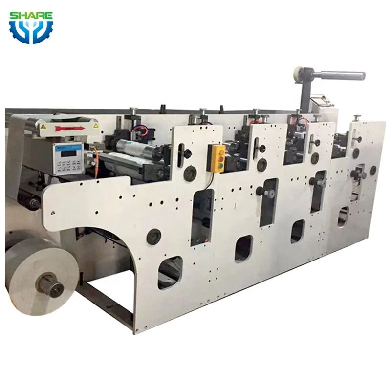 Flexo label printer 6 color flexo label printing machine